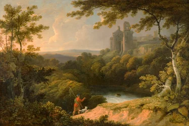 Ruinen von Rosslyn Castle, Midlothian, 1810